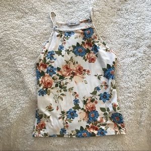 floral crop top